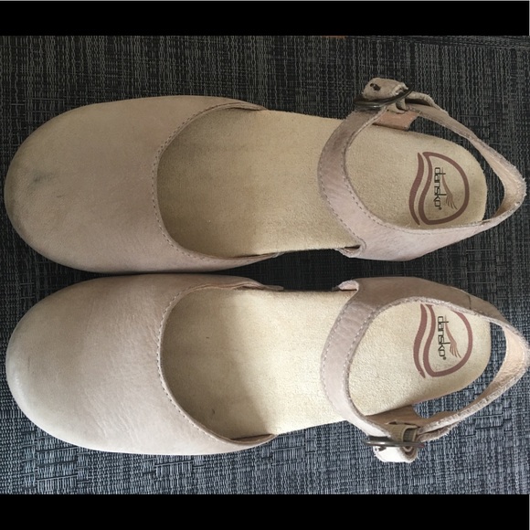 Dansko Shoes | Dansko Sam Mary Jane Clog Sand Dollar 37 65 7 | Poshmark